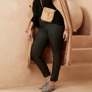 Banana republic factory Curvy High-Rise Coated Skinny Jeans